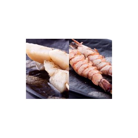 M21 - 8 Brochettes fruits de mer